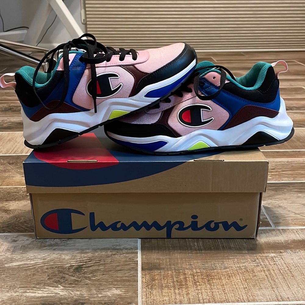 Champion Sneakers - 93EIGHTEEN BLOCK (Pink/ Multi)! Worn twice, great condition
